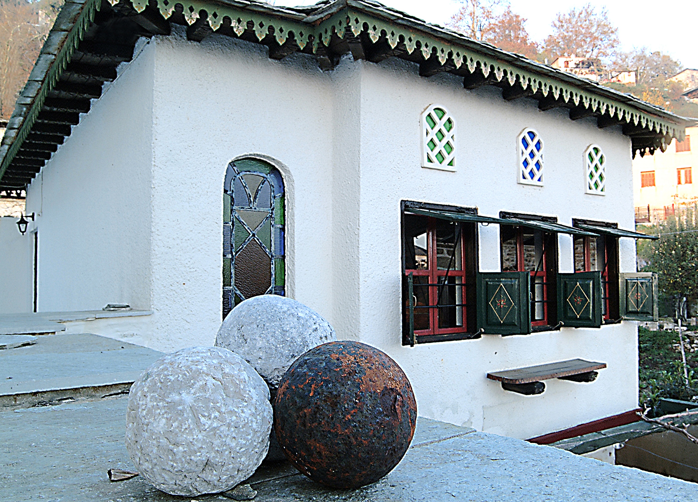 Glorious Peleys Castle Garden Architectural Exterior Detail
